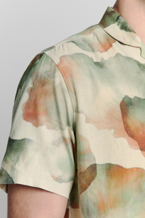 NO-EXCESS shirt short sleeve revers collar al